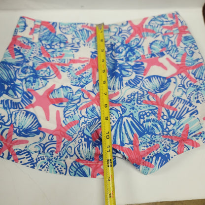 Lilly Pulitzer She She Shells Starfish Callahan Shorts Size 4 Casual NICE