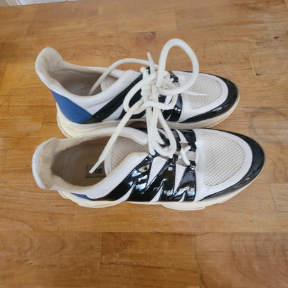 Steve Madden Size 9 Womens Maximus Sneakers Fabric / leather