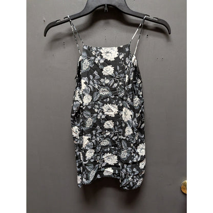 WAYF NWT Black White Lace Front Top Medium Layering Summer Casual Festival Boho