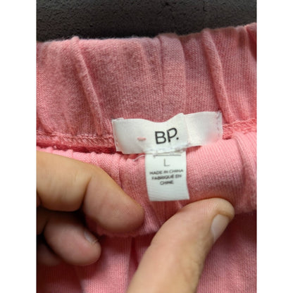 BP. Nordstrom Pajama Women Pink Dip Dye Terry Joggers NWT Large Cozy Loungewear