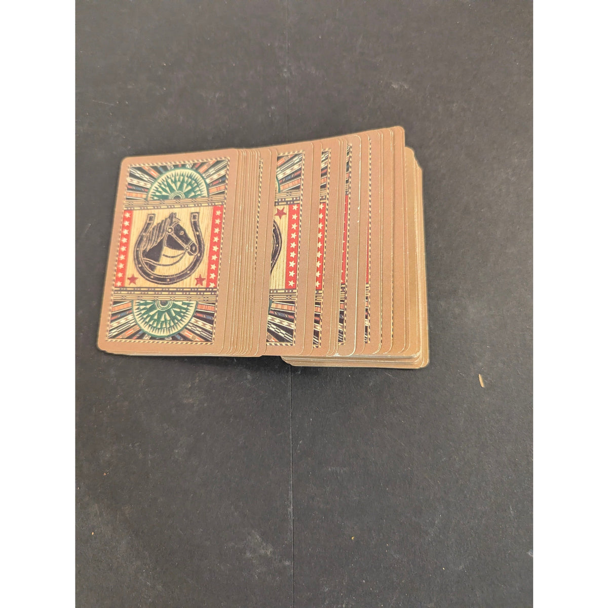 Vintage Western Horseshoe Horse Playing Cards Deck Complete Jokers