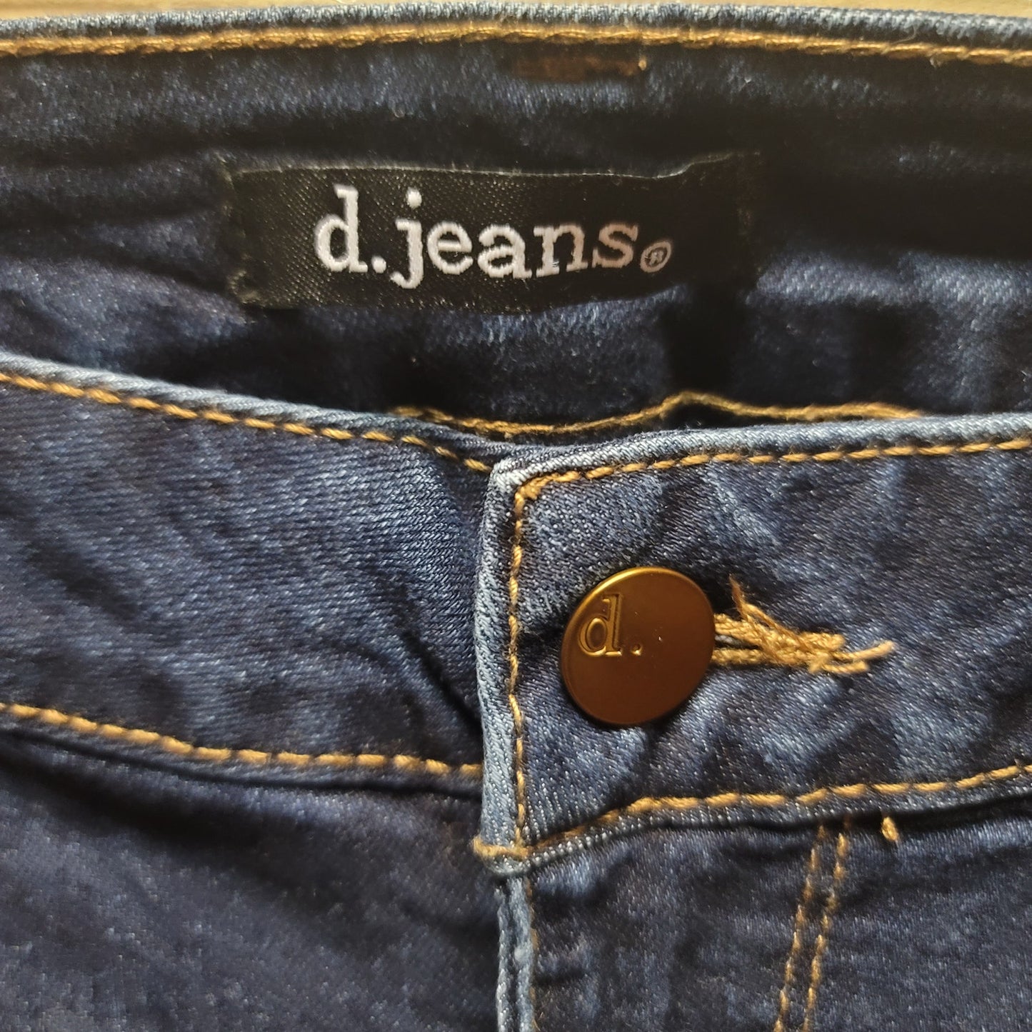 D. Jeans 30" x 29" skinny stretch blue jeans womens Dark wash
