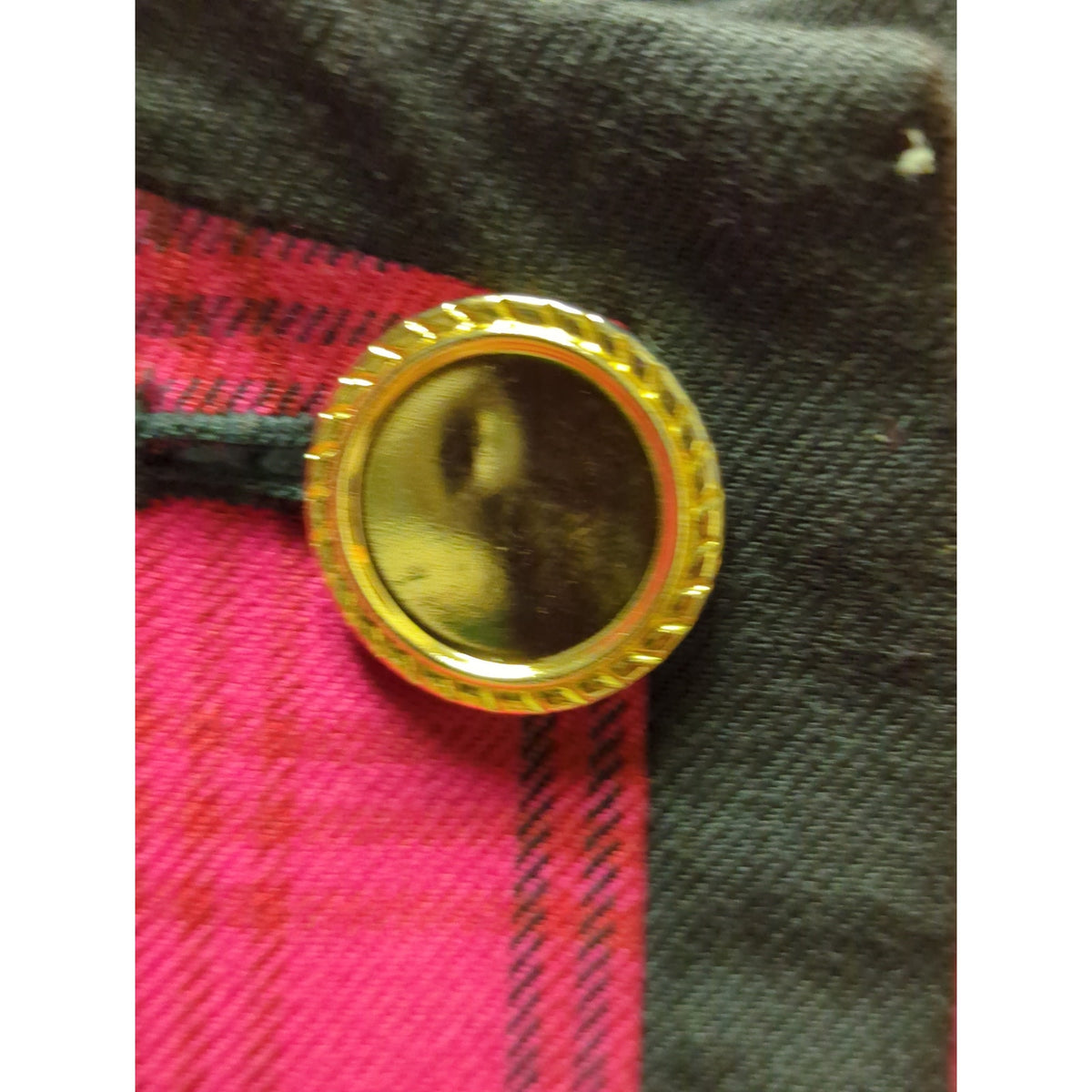 Vintage HBS Ltd Plaid Blazer Jacket 90s Clueless Grunge Pink Tartan Size 16