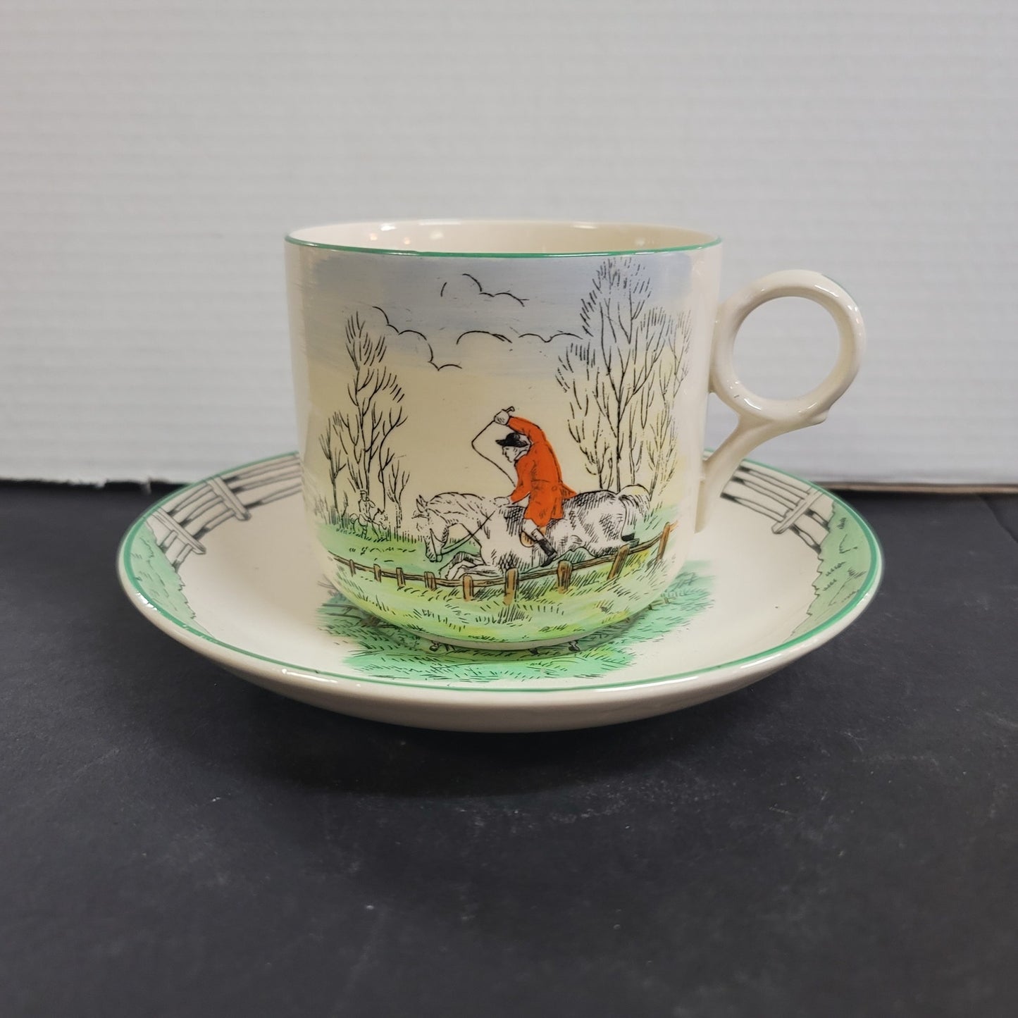 Hunter cup saucer Burleigh Davenport Oversized Mug and Saucer