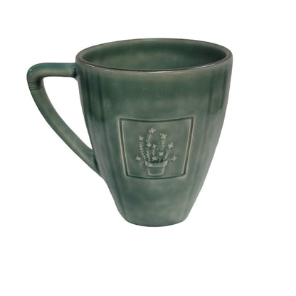 Pfaltzgraff green mug cup pottery Naturewood Serenity Collection