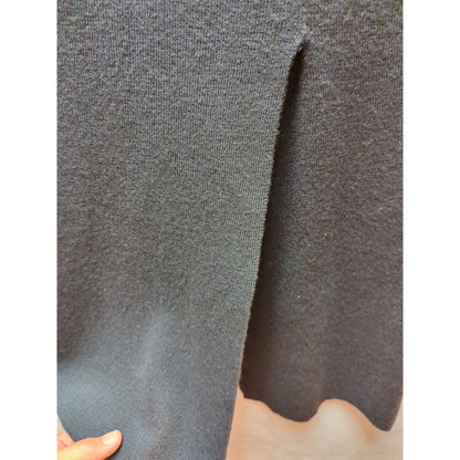 Valerie Stevens 100% Merino Wool Knit Midi Skirt Made in England Small