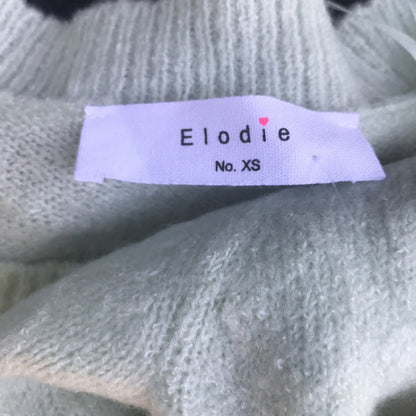 Elodie NWT Sage Lightweight Crew Neck Sweater MEDIUM long sleeve green