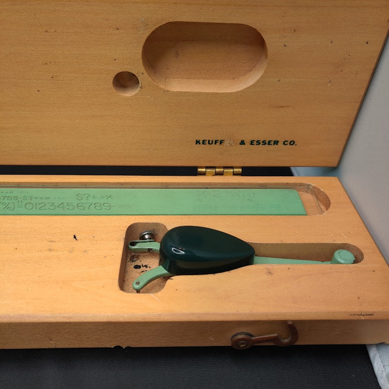 Vintage Keuffel Esser K&E Doric Lettering Set 8935 Technical Drafting Tool Case