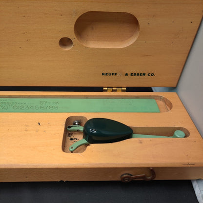 Vintage Keuffel Esser K&E Doric Lettering Set 8935 Technical Drafting Tool Case