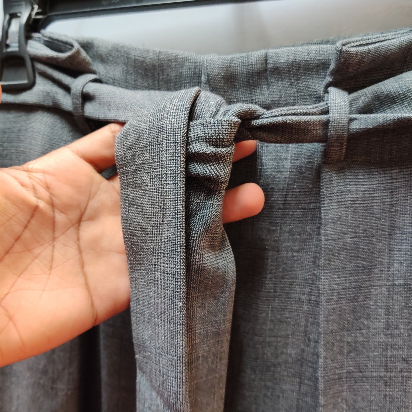 Antonio Melani Pleated Trousers NWT 2 High Waist Wide Leg Grey Plaid career belt
