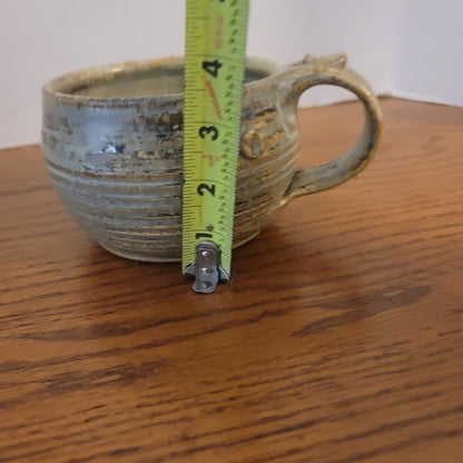 George Griffin Sopchoppy Florida Handmade Art Pottery Large Cappucino Coffee Mug
