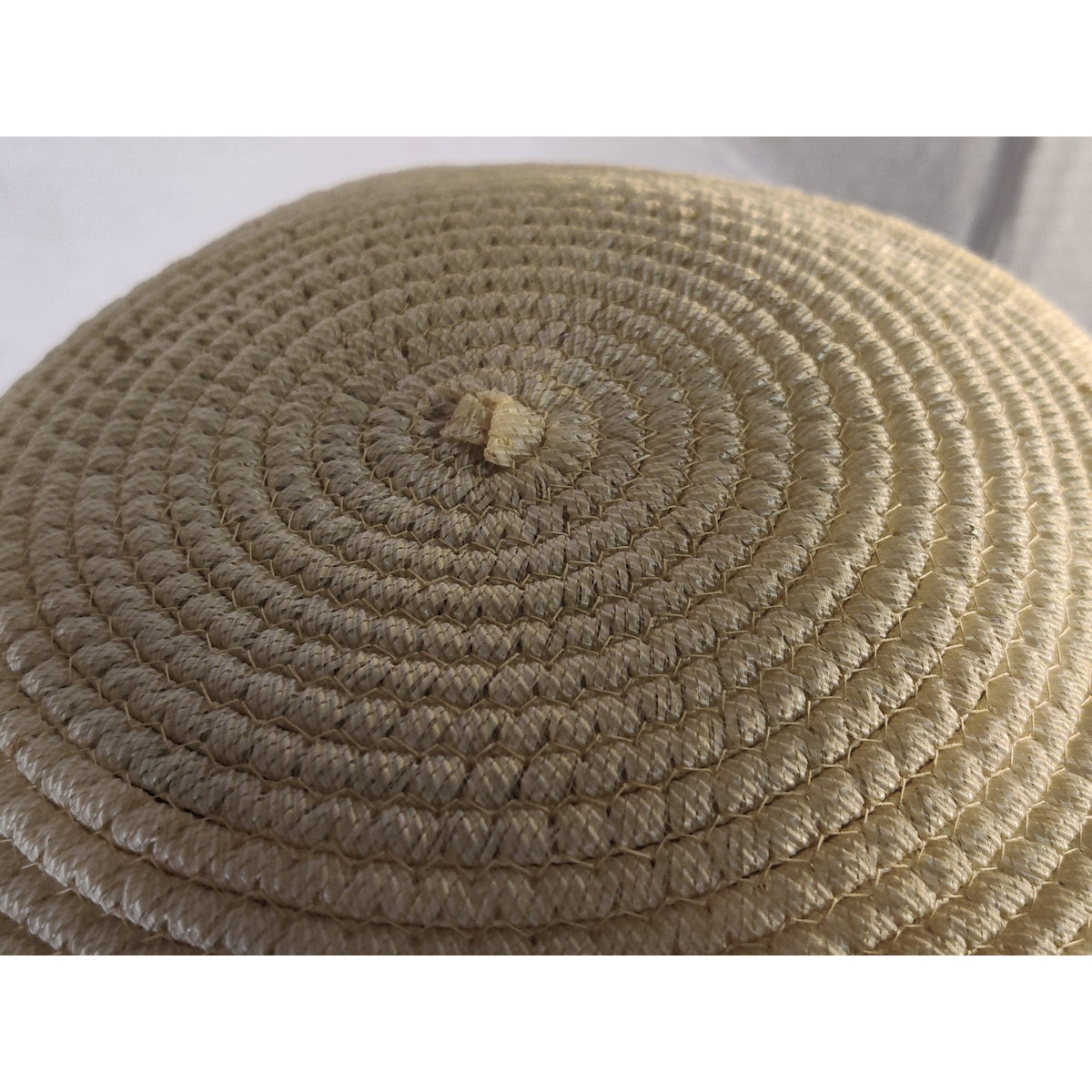 Vintage Cellulose Hat Gayarn by Slocum Cream Pillbox