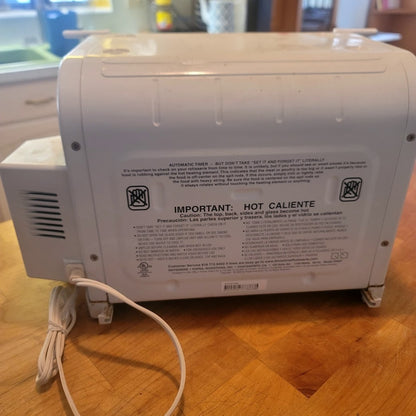 Ronco Compact Showtime Plus Rotisserie & BBQ Oven Chicken Doner Gyro Prime Rib