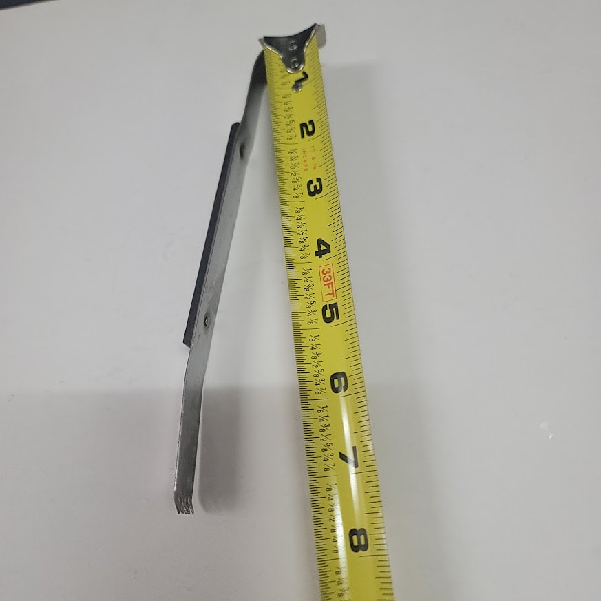 MCM Ice Tongs for Ice Bucket Stainless Steel & Wood Trim Made in Japan 7"