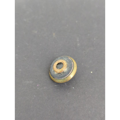 LOT of 10 Antique Vintage Victorian Brass Mixed Materials Buttons ESTATE FIND I