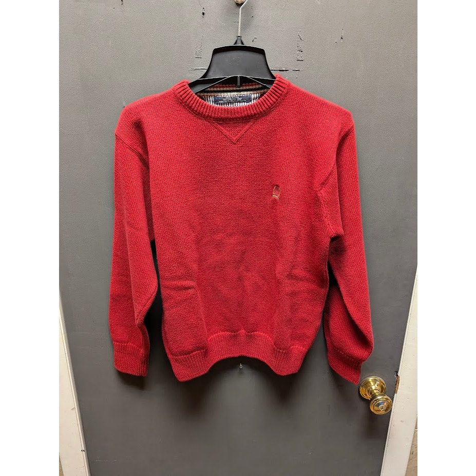 Vintage Toacmmy Hilfiger Burgundy Sweater Large Preppy Y2K Womens
