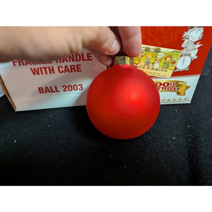 Vintage 2003 Campbell's Kids 100 Birthday Collector's Edition Christmas Ornament