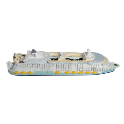 Royal Caribbean ALLURE Seas MINIATURE 6" Cruise Ship Boat Model Cake topper NEW