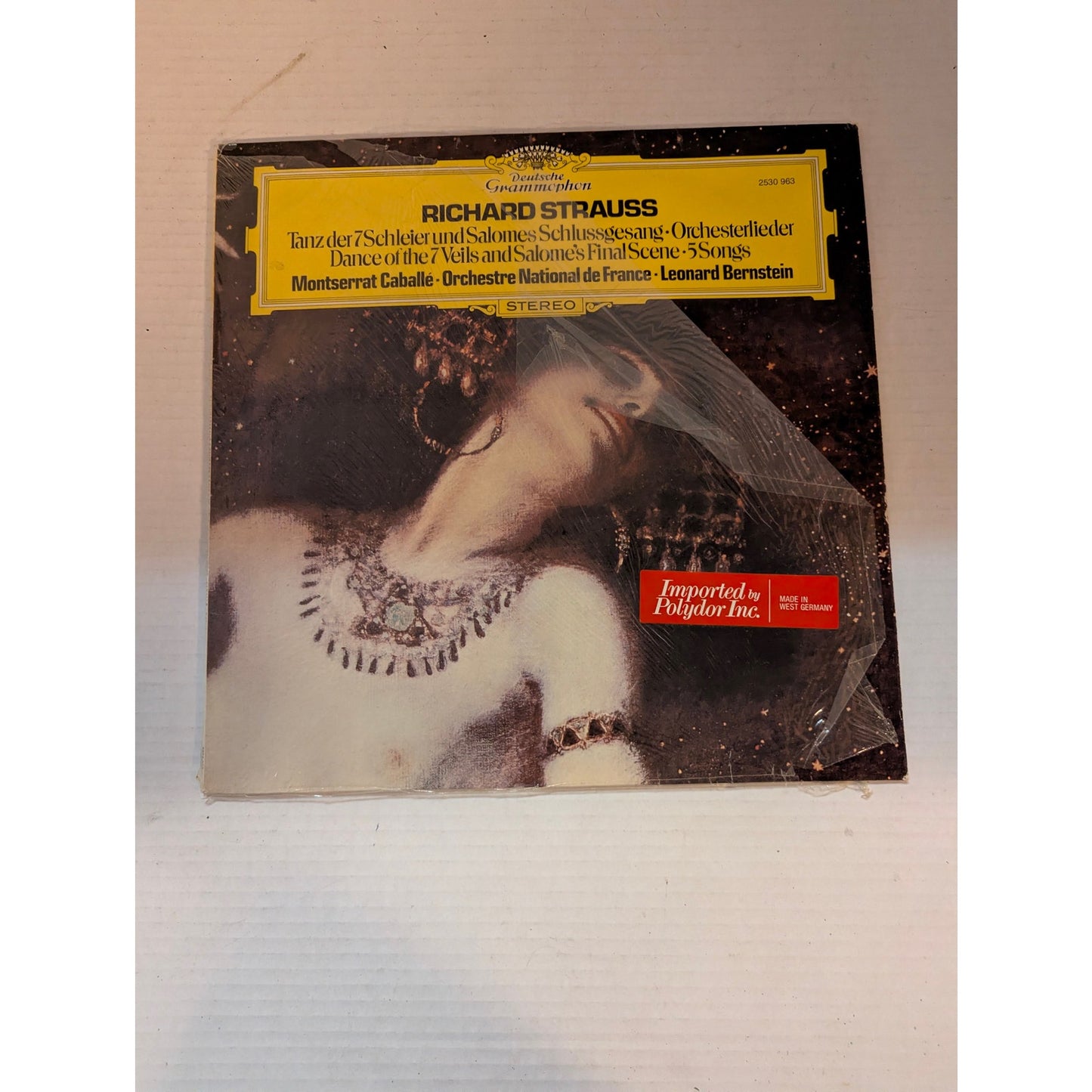 Vintage Richard Strauss Salome Gwyneth Jones Deutsche Grammophon Vinyl LP