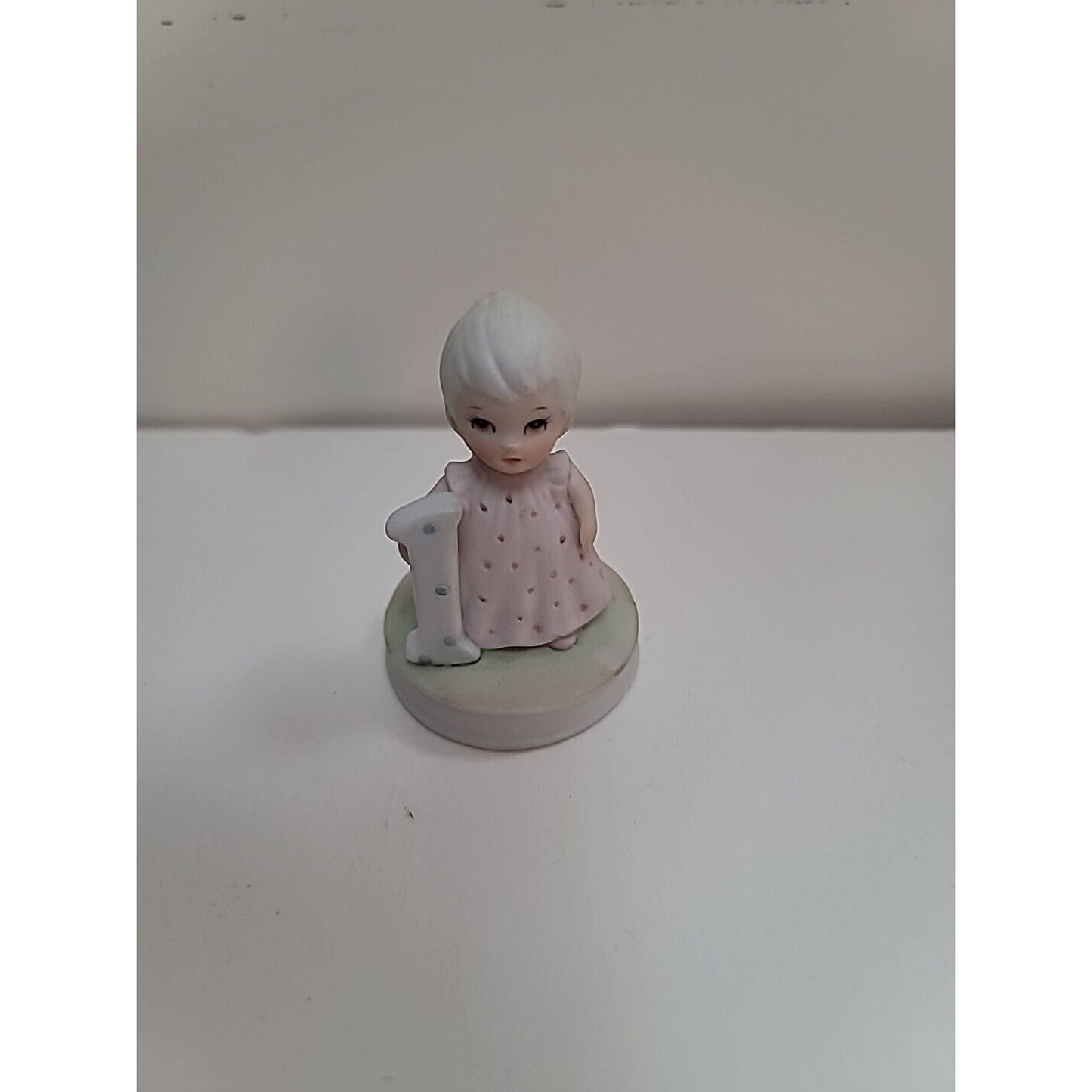 Vintage 1982 Lefton The Christopher Collection Birthday Girl Age One 1 Figurine