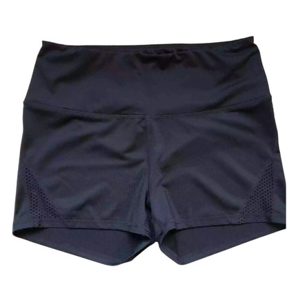 Z by Zella High Waist Stretch Shorts Workout XL (14/16) Juniors Black Bike GYM