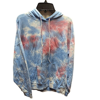 All in Favor Hoodie Tie Dye red white blue kangaroo pocket size XS NEW
