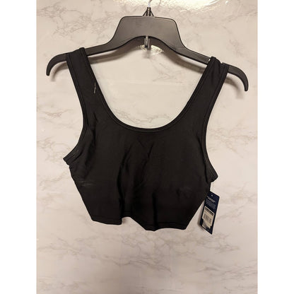 Marika Size Large Black Sports bra NEW removable padded cups full coverage NEW