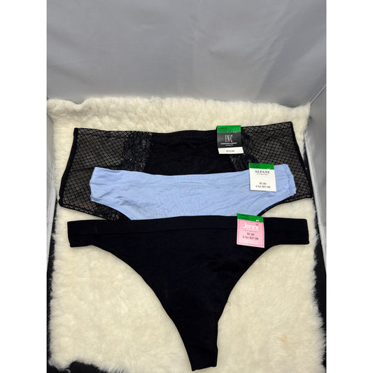 LOT of NEW with Tags Underwear Panties Various Colors JENNI INC. THONG LARGE