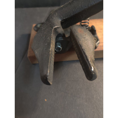 Vintage Carolina Cracker Heavy Duty Cast Iron Wood Nutcracker Farmhouse Rustic