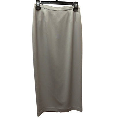 Vintage Preston & York Gray Lined Midi Pencil Skirt 4 Quiet Luxury 90s Vintage