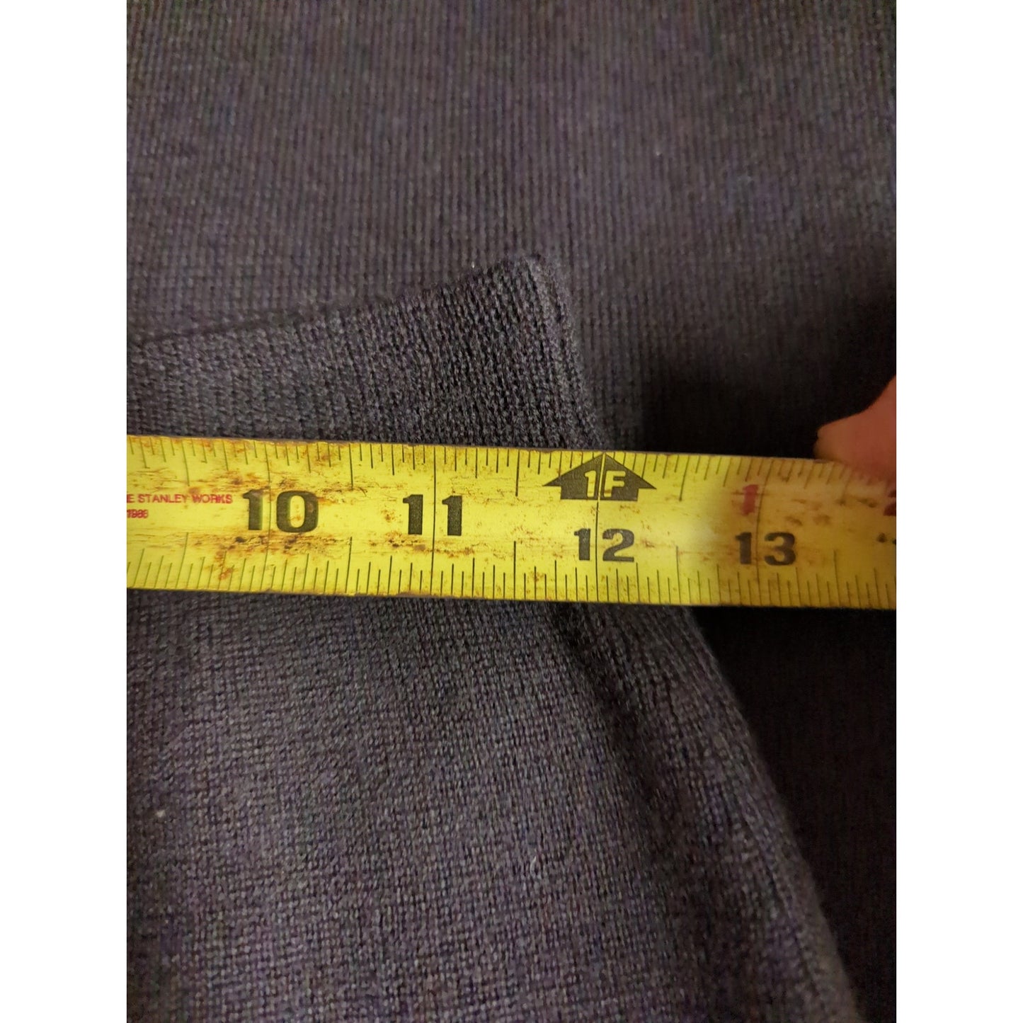 Valerie Stevens 100% Merino Wool Knit Midi Skirt Made in England Small