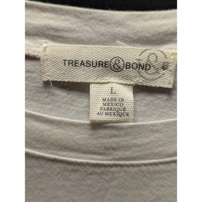 Treasure Bond long sleeve ombre Tshirt Size Large NEW scoop neck soft travel