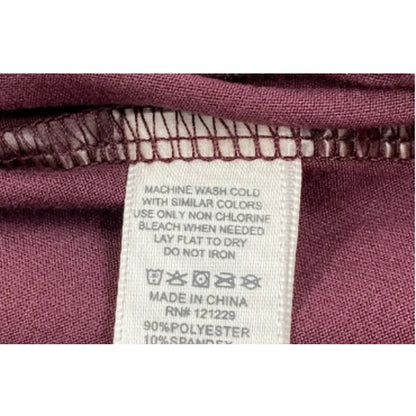 BearPaw Size XL Pants Leggings Hem detail NEW burgundy wine stretchy
