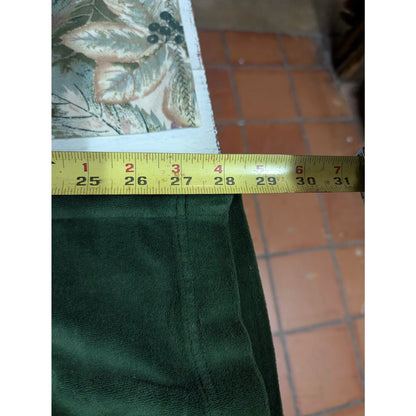 Vintage Kim Rogers Green Velour Tracksuit Set Zip Jacket Pants Y2K Lounge Medium