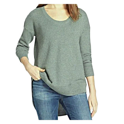 NWT MADEWELL Chronicle Texture Knit Pullover Sweater in Heather Surplus Sz XS