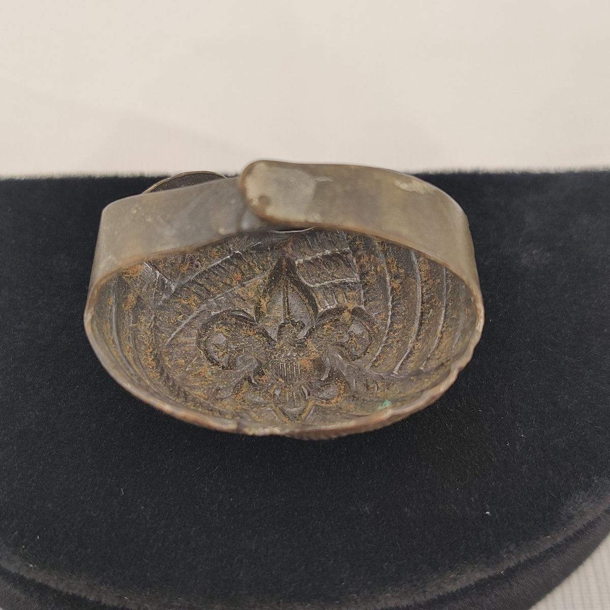 Vintage Boy Scout Of America Neckerchief Slide Tie Holder Clasp 1940’s