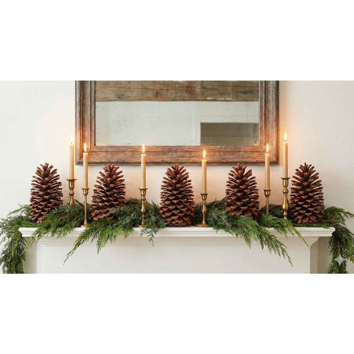 Huge Georgia Longleaf Pine Cones 5-7" Natural Organic Rustic Fall Wedding Decor