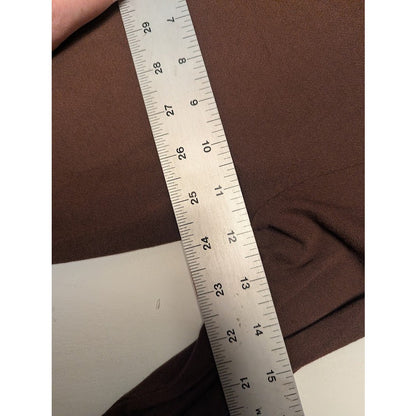 NEW Naked Wardrobe Sculpt Chocolate Brown Midi bodycon Dress Size Small NICE