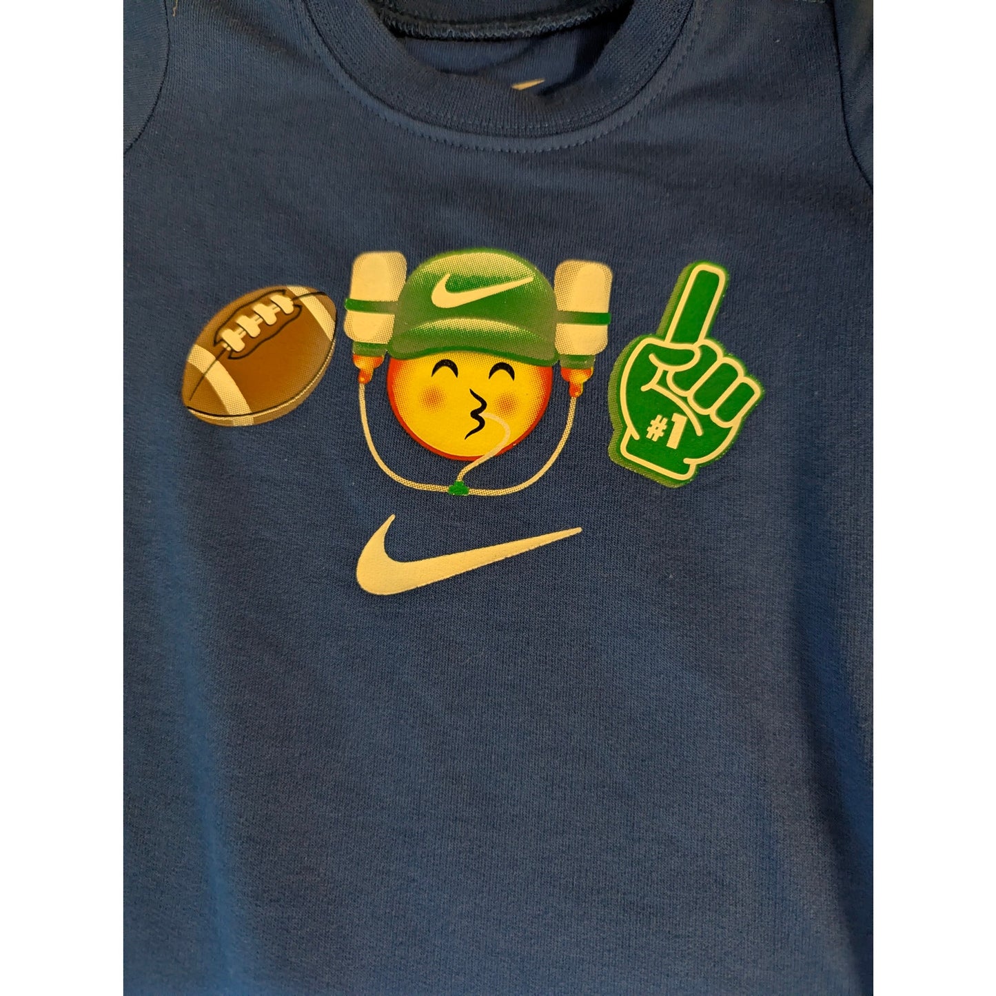 NWT Nike Baby Boys' Football Graphic Coverall Romper (Size 6M)