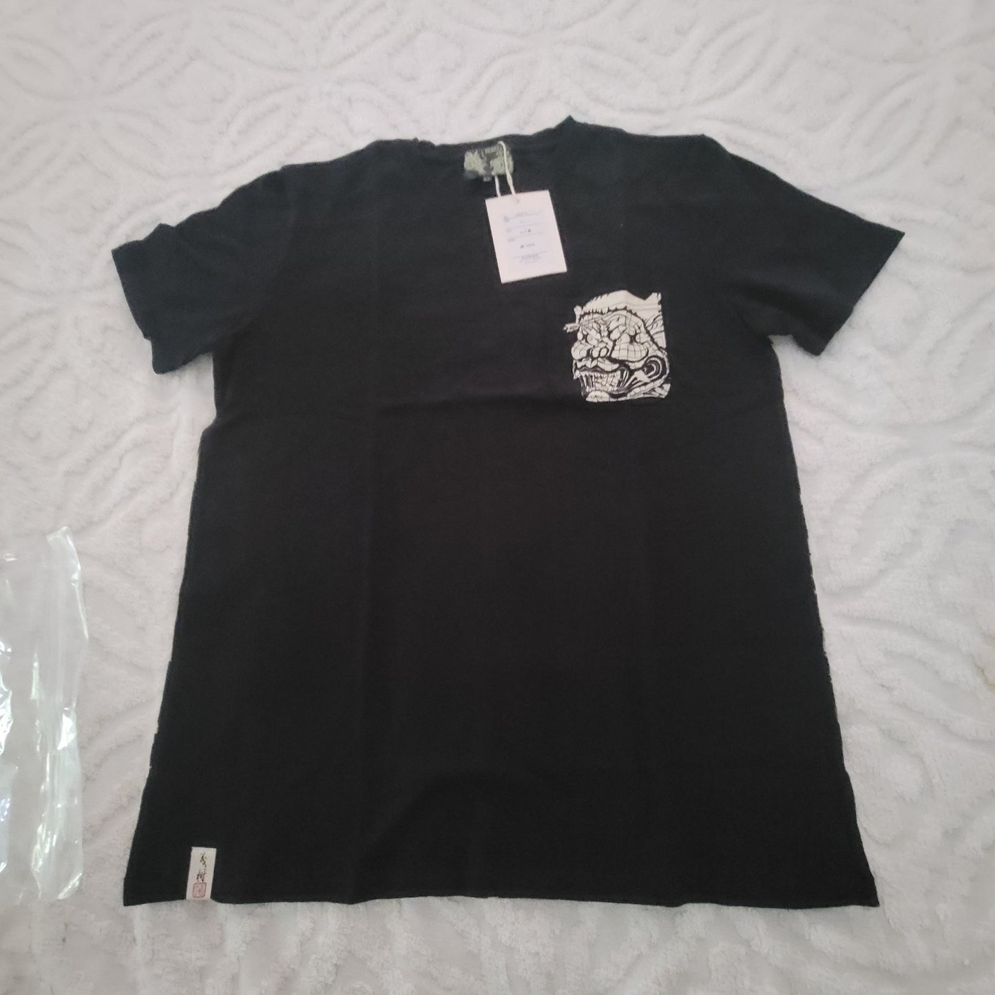 Aomori Nebuta Museum Japan Shirt Black LL Nue-taiji Graphic Tee T-Shirt NEW