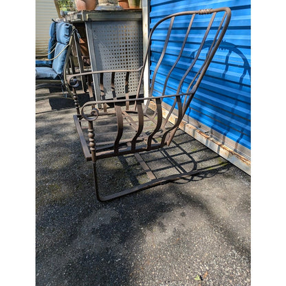 Secondhand Sandies:  Metal outdoor heavy duty bounce chair