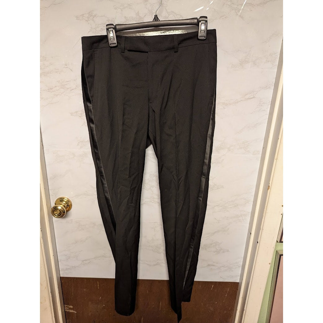 Kenneth Cole Tuxedo Pants DTC424 38 Reg. 31" Waist 32" Length Black Techni Cole