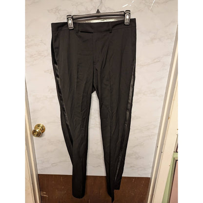Kenneth Cole Tuxedo Pants DTC424 38 Reg. 31" Waist 32" Length Black Techni Cole