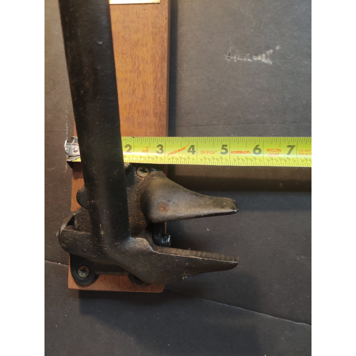 Vintage Carolina Cracker Heavy Duty Cast Iron Wood Nutcracker Farmhouse Rustic
