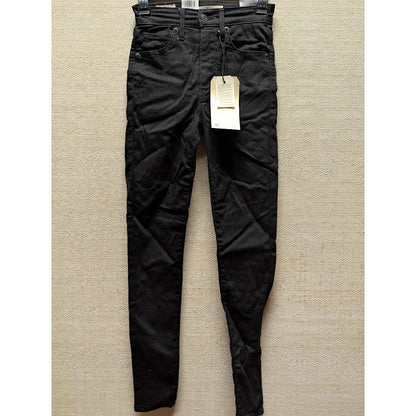 Levi's Women's 721 High Rise Skinny Jeans Size 24 Black