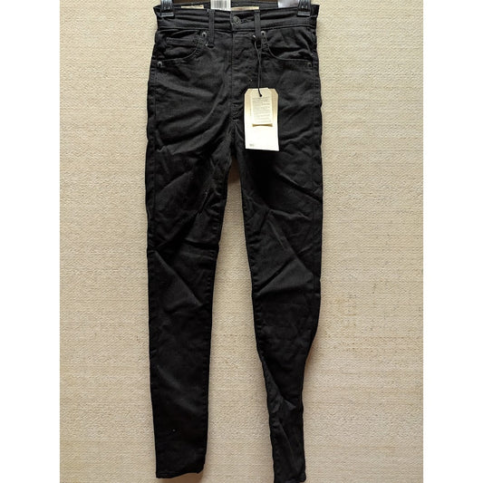 Levi's Women's 721 High Rise Skinny Jeans Size 24 Black