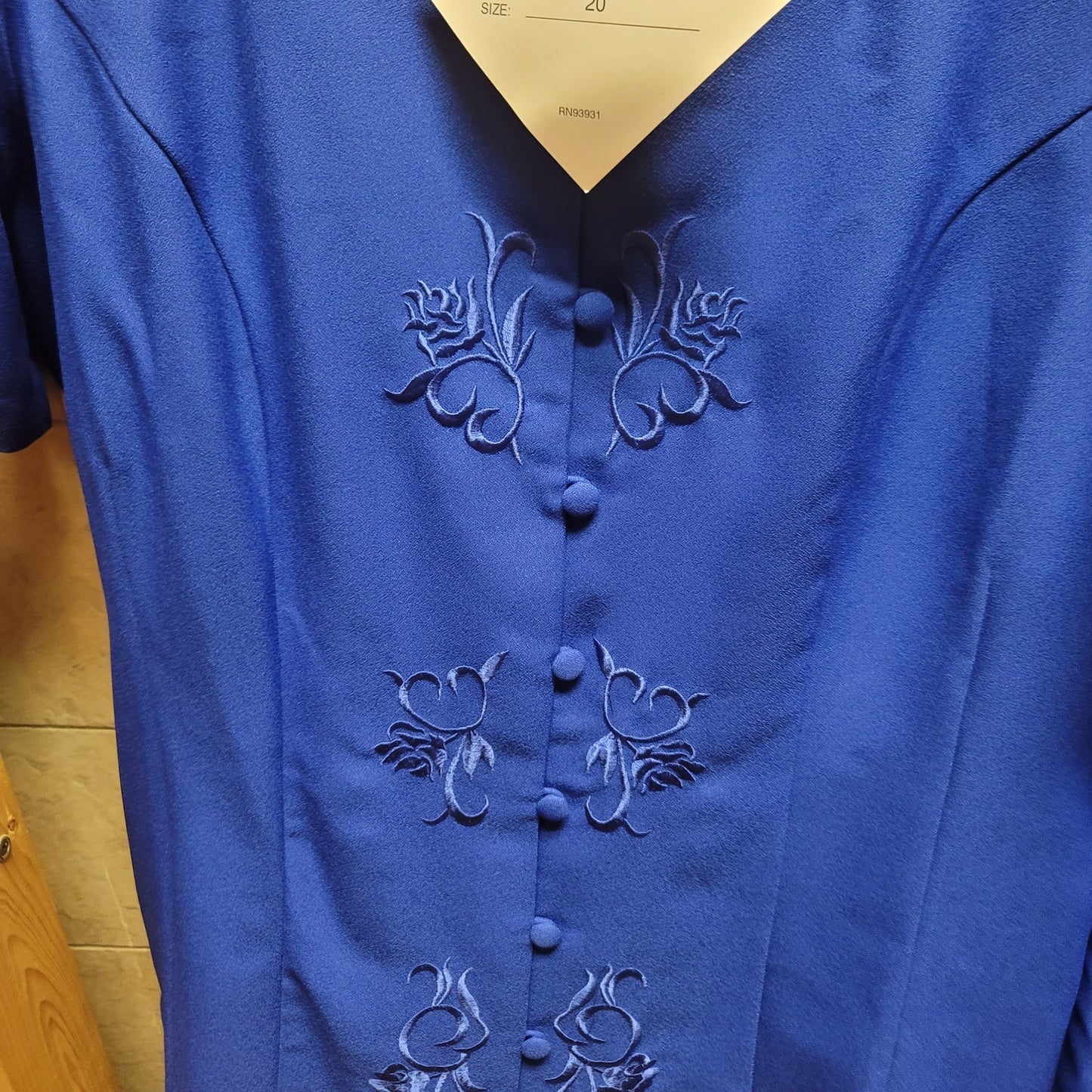Sweet Life Royal blue 2pc skirt set Womens Size 20 Vintage 2000s NEW