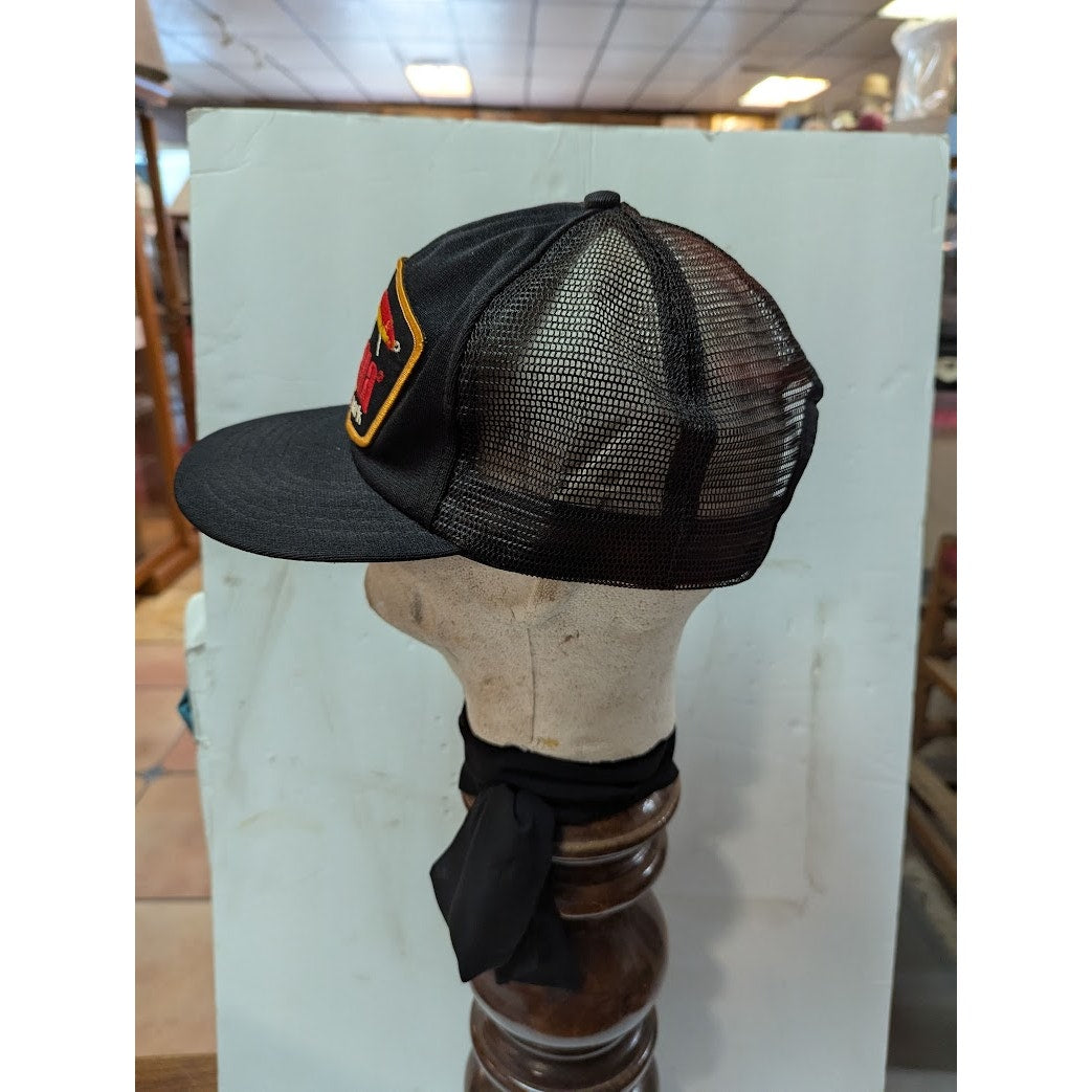 VINTAGE Snap Back Adjustable TRUCKER Hat Mesh Foam Cap RAPALA LURES Made USA