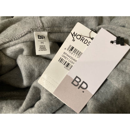 BP. Hoodie Sweatshirt Medium Grey Light Heather NEW Kangaroo Pocket Lightweight