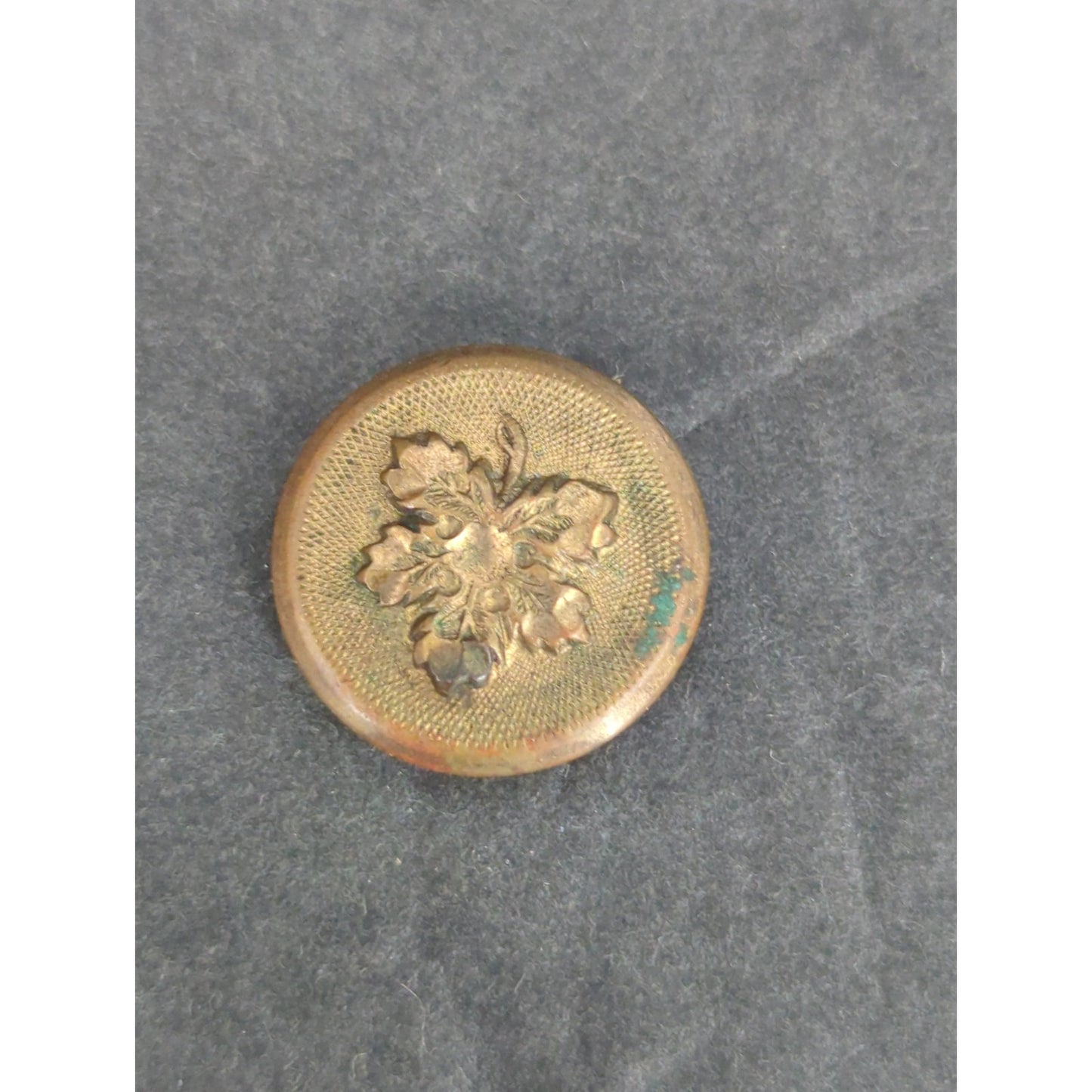 LOT S of 10 Antique Vintage Victorian Brass Mixed Materials Buttons ESTATE FIND